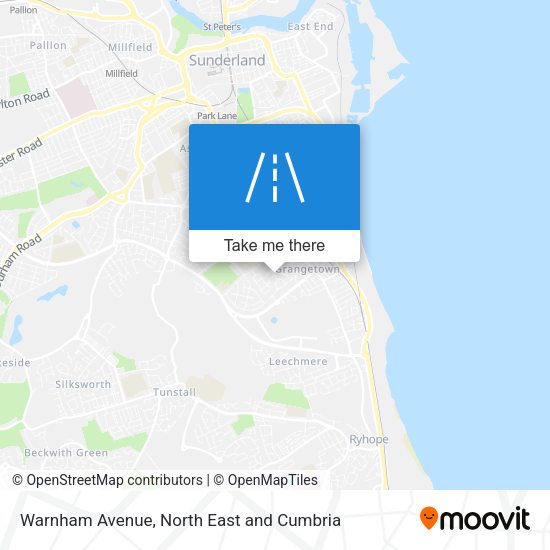 Warnham Avenue map