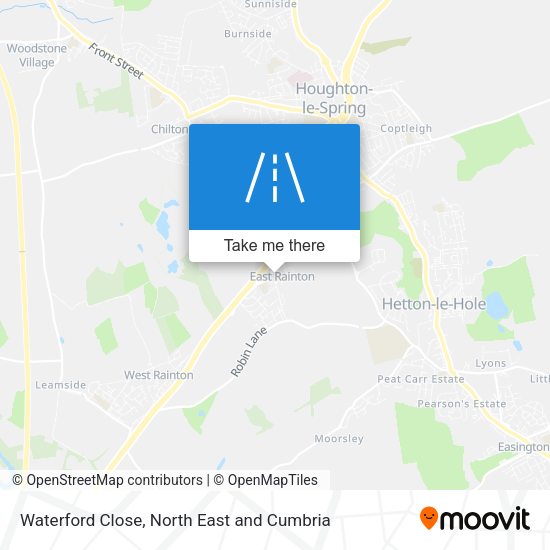 Waterford Close map