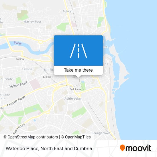 Waterloo Place map