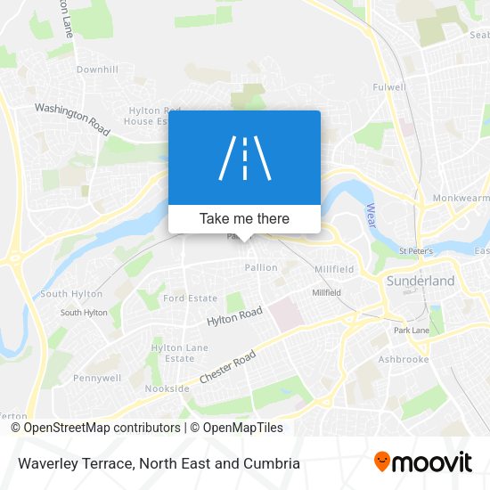 Waverley Terrace map