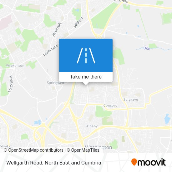 Wellgarth Road map