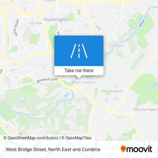 West Bridge Street map