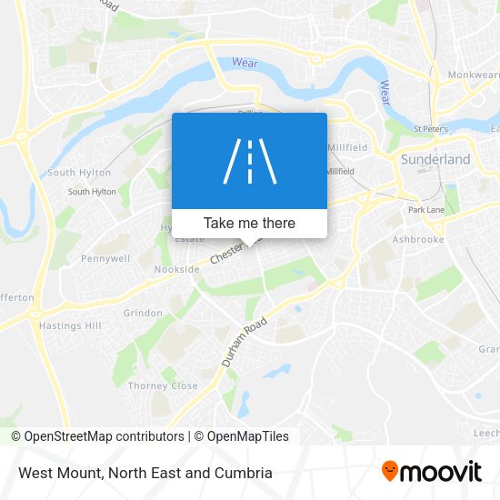 West Mount map
