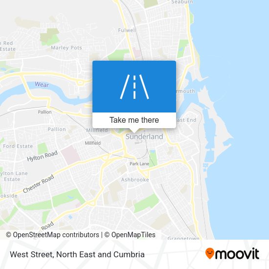 West Street map