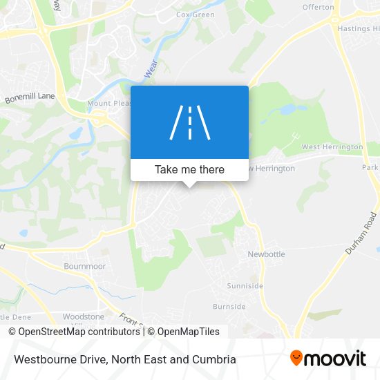 Westbourne Drive map