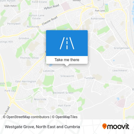 Westgate Grove map