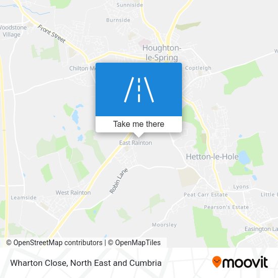 Wharton Close map