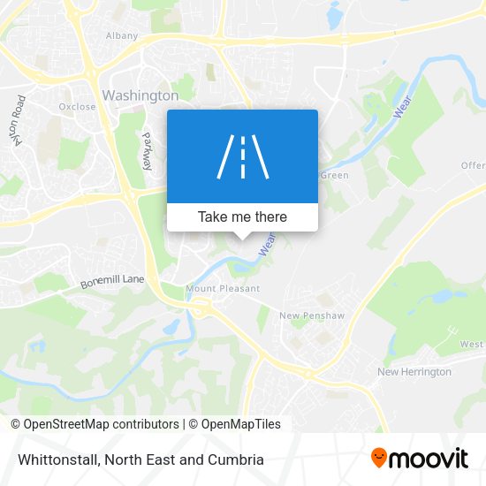 Whittonstall map