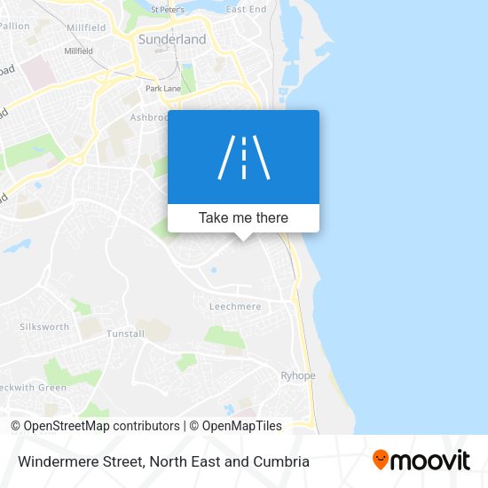 Windermere Street map