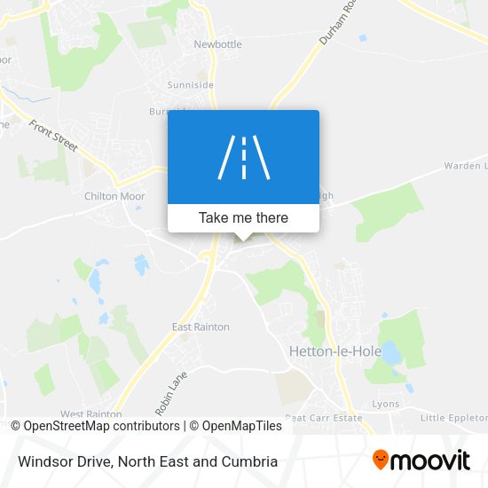 Windsor Drive map