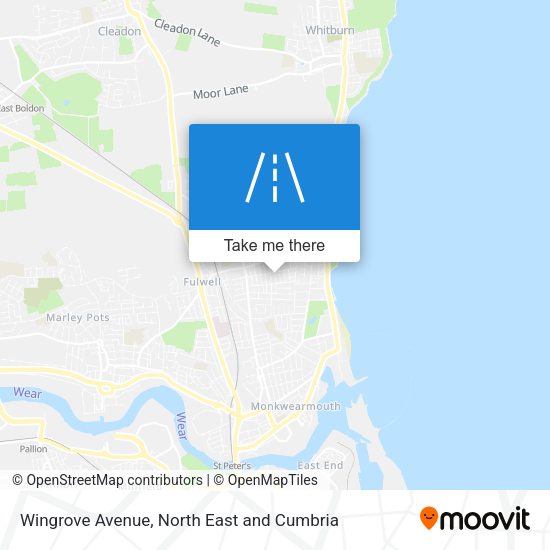 Wingrove Avenue map