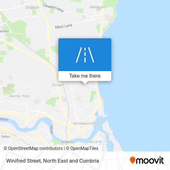 Winifred Street map