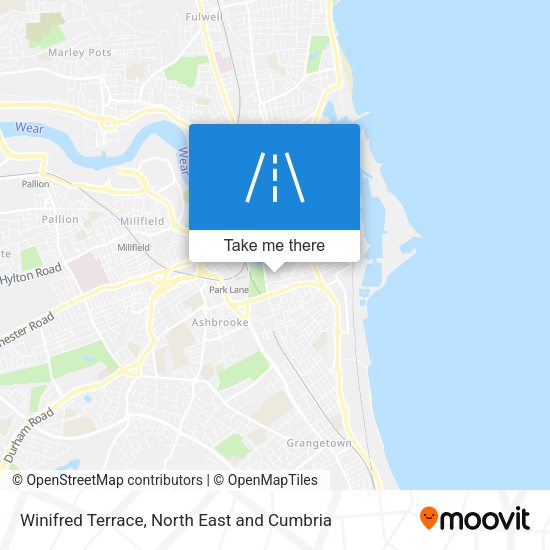 Winifred Terrace map