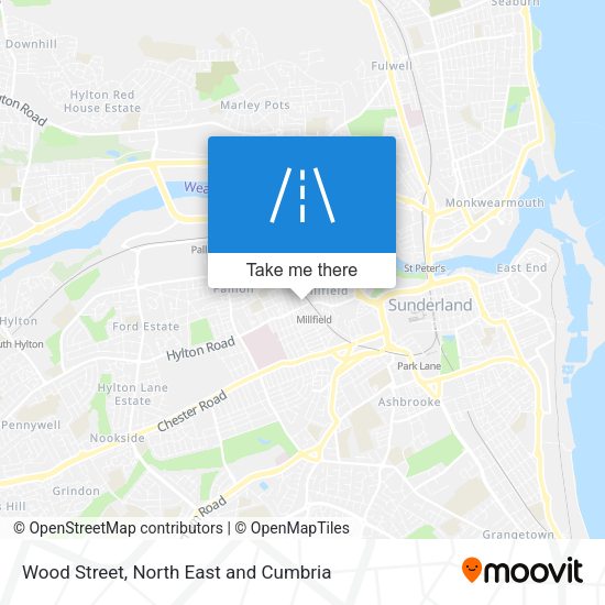 Wood Street map