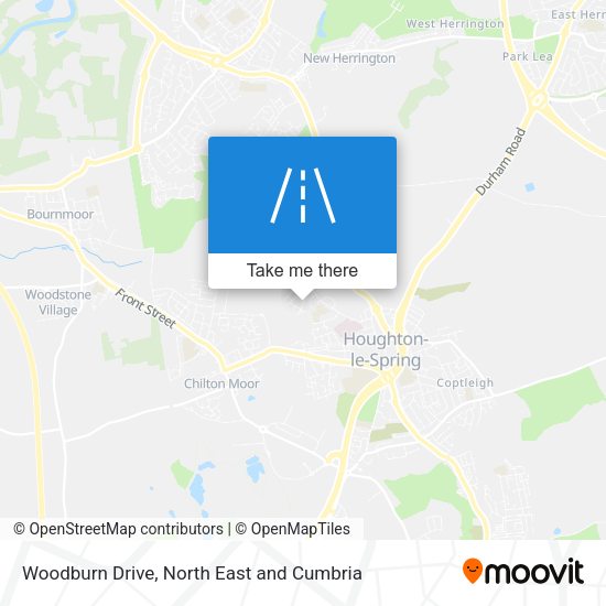 Woodburn Drive map