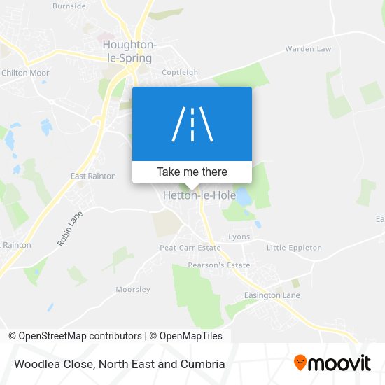 Woodlea Close map