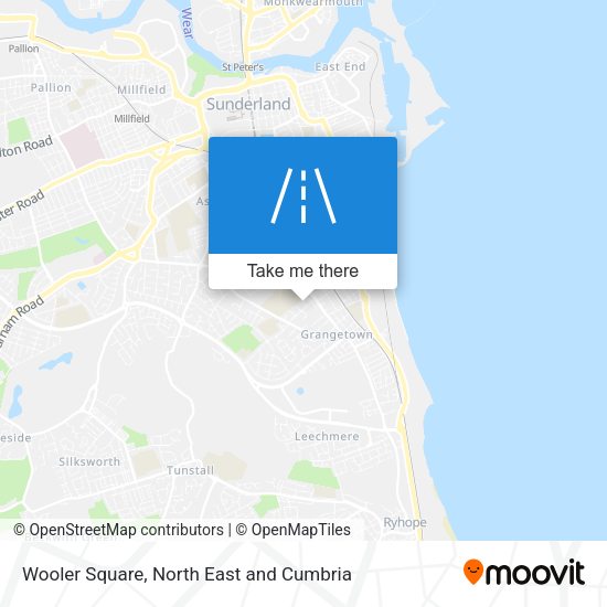Wooler Square map