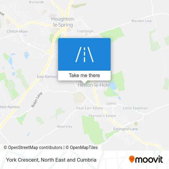 York Crescent map