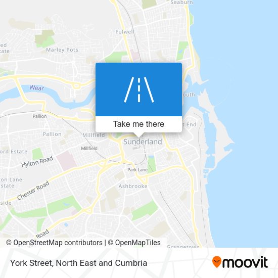 York Street map