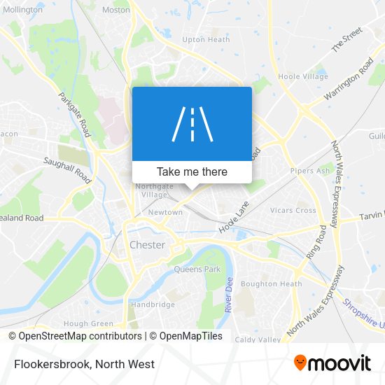 Flookersbrook map