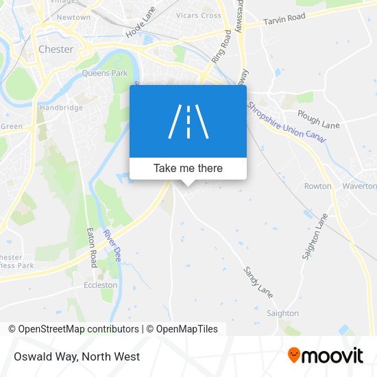 Oswald Way map