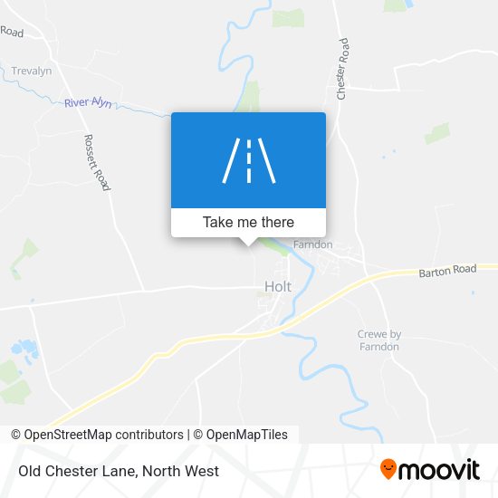Old Chester Lane map