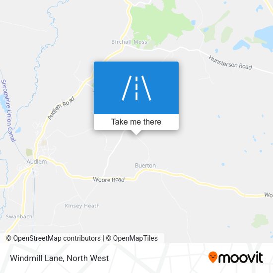 Windmill Lane map