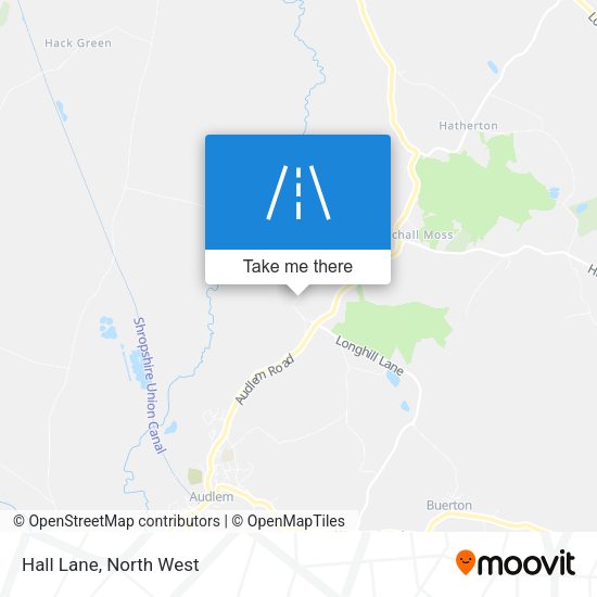 Hall Lane map