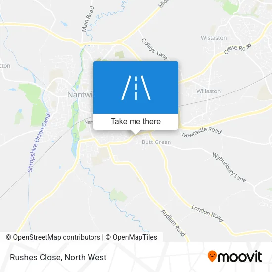 Rushes Close map