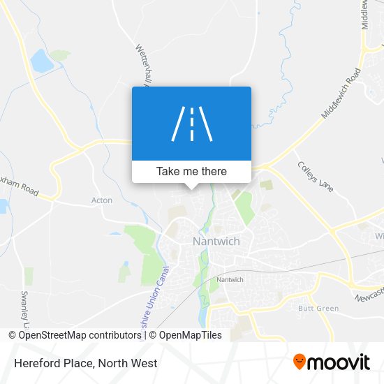 Hereford Place map