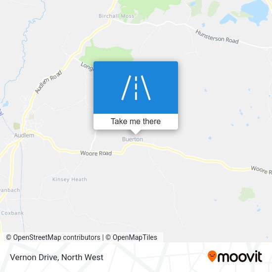 Vernon Drive map