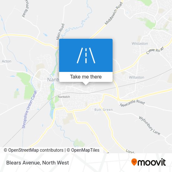 Blears Avenue map