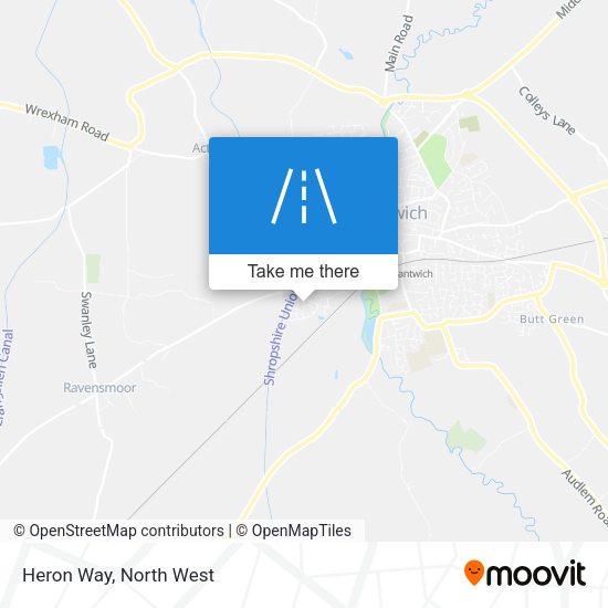 Heron Way map