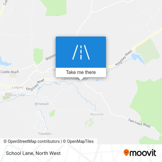 School Lane map