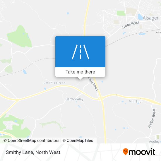 Smithy Lane map