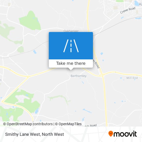 Smithy Lane West map
