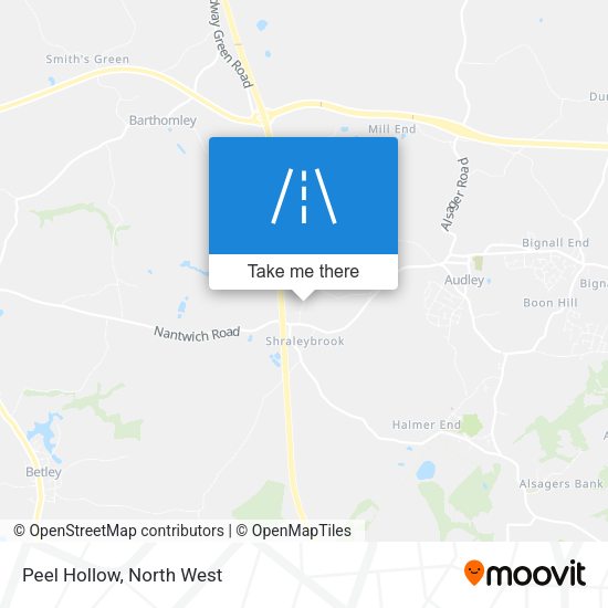 Peel Hollow map