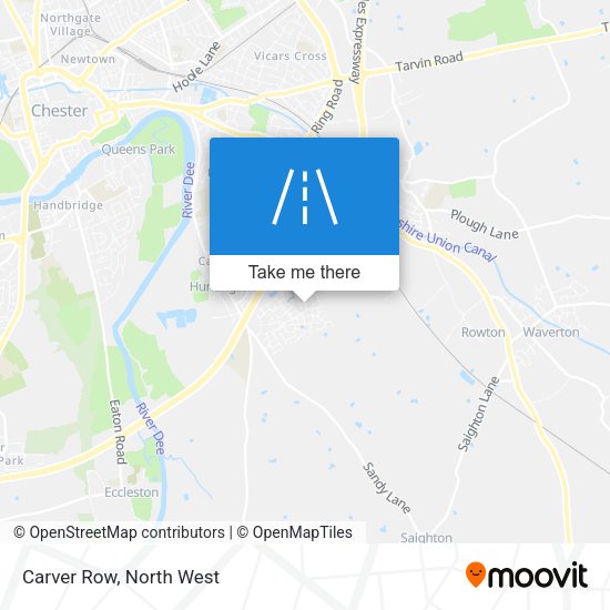 Carver Row map