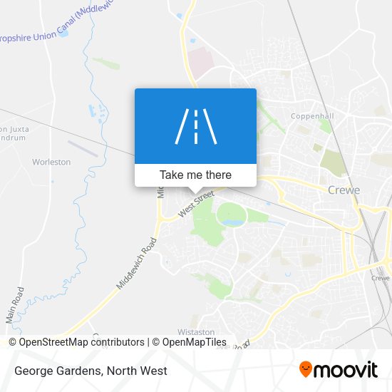 George Gardens map