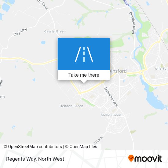 Regents Way map