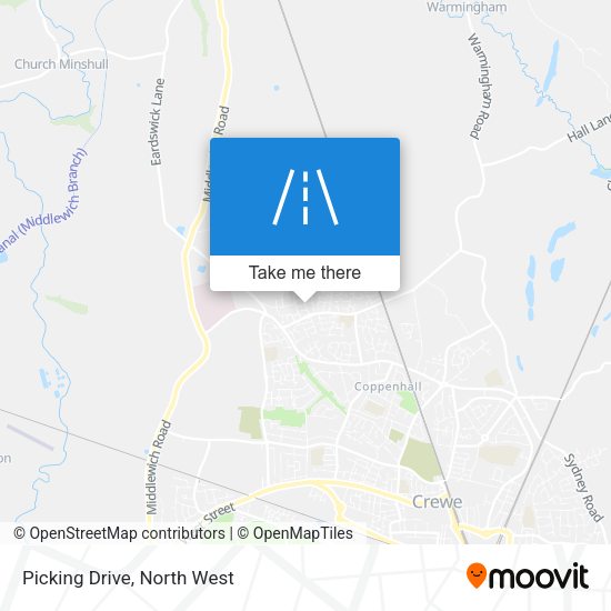 Picking Drive map