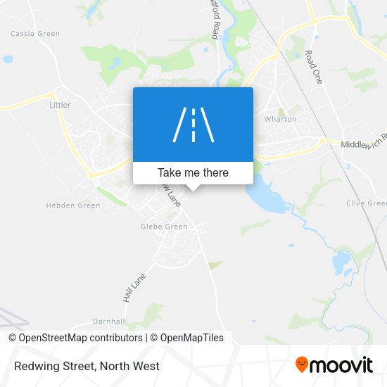 Redwing Street map