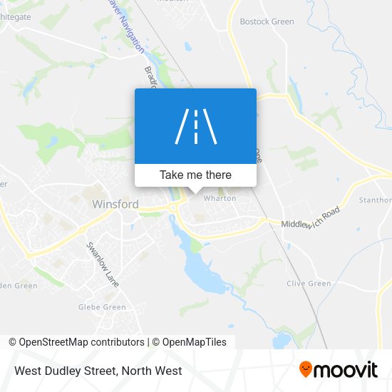 West Dudley Street map