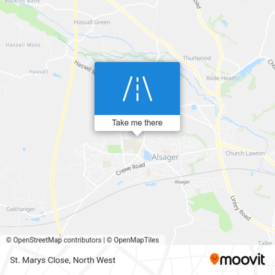 St. Marys Close map