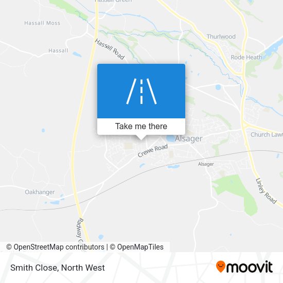 Smith Close map