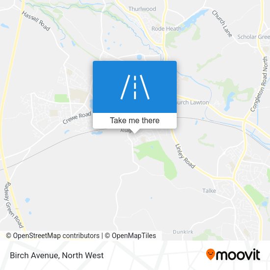 Birch Avenue map