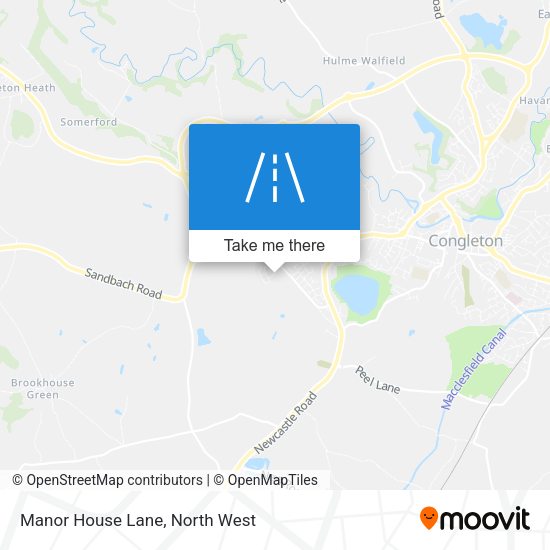 Manor House Lane map