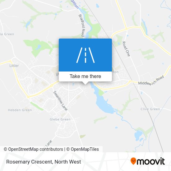 Rosemary Crescent map