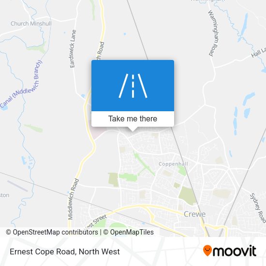 Ernest Cope Road map