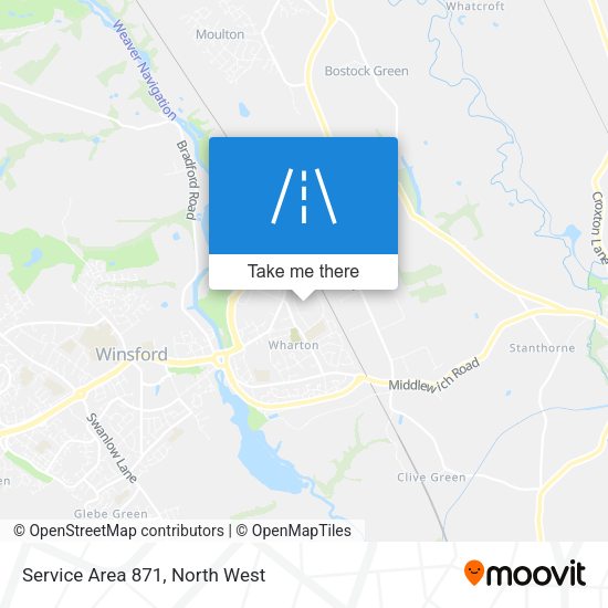 Service Area 871 map